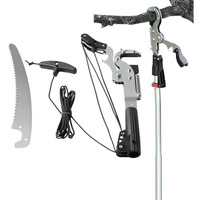 Hasthip Tree Branch Cutter And Pruning Saw, Heavy Duty Sk5 High Carbon Steel Branch Cutter For Tree With 5 Meters Pull Cord, Labor Saving Long Reach Pruning Saw For Sawing And Shearing (Without Pole)