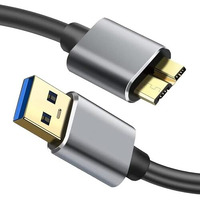 Rts Portable External Hard Drives Disk Hdd Usb 3.0 Cable Upto 5 Gbps Data Transfer Converter Cable Gold-Plated Compatible With Wd Seagate Samsung Sony Hp Toshiba Hitachi Transcend Sony Desktop Laptop