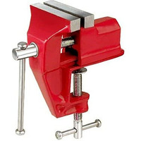 Homdum 2Inch Cast Iron Steel Baby Vice Clamp Professional Fixed Base With Bench Mounted Clamp Size 50 Mm