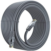 Fedus 10 Meter Heavy Duty Outdoor Cat6 Cable Weatherproof/Uv Resistant 10000Mbps Ethernet Cable Suitable For Direct Burial Installations Ethernet Patch Lan Cable,Internet Cable Network Cord D-Gray