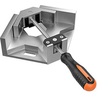 Inditrust 90 Right Angle Clamps/Corner Clamp Tools For Carpenter, Welding, Wood-Working, Engineering, Photo Framing (Single Handle Corner Clamp) Grey