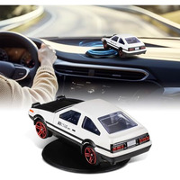 Sthira Mini Car Model Drifting Ae86 Car Model With Self Adhesive Base,2.95Inches Alloy Ae86 Initial D Dashboard Decor Charm Desk Decor Room Ideal Birthday Gift
