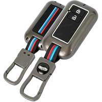 Coll Of Fest Metal Silicon Key Cover Compatible With Maruti Suzuki Jimny Baleno Grand Vitara Xl6 Swift New Brezza 2022 Ertiga Dzire 2 Button Key Special Feature Visibilitye In Low-Ligh Condition