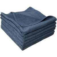 Sobby Microfiber Cleaning Cloth For Home Kitchen Car Bike Laptop Cleaning, 4 Pcs Reusable Absorbent Lint Free Microfiber Car Cleaning Cloth - 40X40 Cm, 340 Gsm, Grey