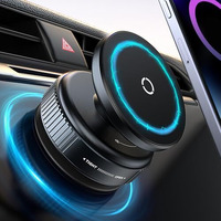 Niyevn Suction Cup Phone Mount, Magnetic Phone Holder For Car, 360Adjustable Vacuum Suction Mount For Smooth Surface, Compatible With Iphone And All Smartphones