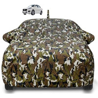 Auto Hub Maruti Swift Dzire (Model : 2017-Till Date) Car Cover With Mirror & Antenna Pocket And Soft Cotton Lining,Waterproof Swift Dzire Body Cover For Car, Army Print, Green