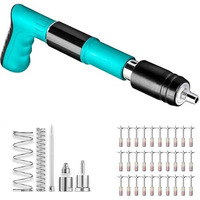 Jashgop Manual Steel Nail Gun Tool With 12 Nail | Mini Nail Fixation Tool | Portable Mini Nail Shooting Machine | Nail Wall Fixing Tool | Household Woodworking Accessories.