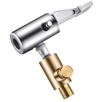 Amicitools Universal Air Pump Nozzle For Inflator, Clip Valve For Inflation And Deflation| No Leakage Replacement Hose Adapter