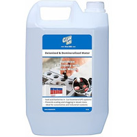 Cleansol Deionized Demineralized Distilled Water (0 Tds)  5 Litre | Ideal For Battery, Inverter, Machine, Steam, Lab, Soap Making & Cosmetics