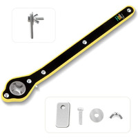 Hally Heavy Duty Universal Car Jack Ratchet Fixed Square Wrench|360 Forward And Reverse Knob Labor-Saving Design|Scissor Jack Lift Speed Handle Tool|Jack Lug Handle Tool|Tire Wheel Jack Wrench