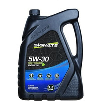 Signate Car Engine Oil For Petrol, Cng And Diesel Car 3.5L, Synthetic Engine Oil For Cars, Anti-Wear Car Engine Oil For Reduced Maintenance Cost, 3.5L