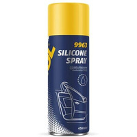 Mannol 9963 Silicone Spray | Plastic | Rubber | Metal | Wood | Multi-Purpose Silicone Spray | Coating Spray | Imported From Germany(450Ml)