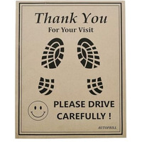 Autofrill 100 Pcs Paper Disposable Universal Car Floor Mat Car Foot Paper Sheets Car Foot Mats Paper Mats For All Cars, Trucks, Suv (Size 49 * 38 Cm)