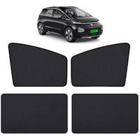 Auto Hub Car Window Sunshade/Curtains Compatible With Mg Windsor - Pack Of 4, Windsor Sun Shade