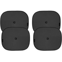 Auto Hub Car Window Sun Shade For Side Windows (4-Pack Black)