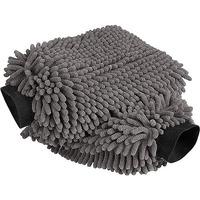 Auto Hub Chenille Microfiber Wash Mitt, Car Cleaning Gloves With Thick Plush, Ultra Soft Strands, Scratch Free And Water Absorbent Microfiber Gloves For Car & Bike Washing Pack Of 2