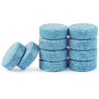 Autofrill 10 Pcs Car Accessories Car Glass Cleaner Detergent Effervescent Tablets, Car Windshield Cleaner Wiper, Car Cleaning Kit, Cleaning Tablets, Car Interior Cleaner Dashboard (10 Pcs)