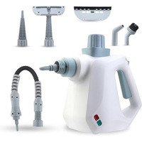 Verosky Handheld Pressurized Steam Cleaner With 11-Piece Accessory Set | Multi-Surface Steamer For Cleaning | 1000W | 2.6-3.2 Bar Pressure (White)