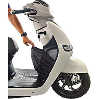 Fibera Compact Front Basket Only Compatible With Tvs Iqube (Black)
