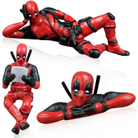 Puji Deadpool Figure, 3 Pcs Car Accessories, Anime Figures Model, Action Figures, Model Figure Ornaments, Anime Cartoon Characters For Home Car Desk, And Computer Decorations