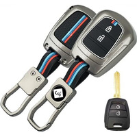 Shopoflux Metal Key Cover Compatible With I10 Grand | Santro | Eon (Pack Of 1),Black