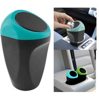 Sarte Car Mini Dustbin With Lid Perfect For Car Trash Bin And Dustbin Holder For Car (Pack Of 1)