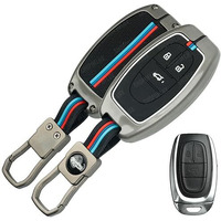 Shopoflux Metal Key Cover Compatible With Mg Gloster 3 Button Smart Key (Pack 1)