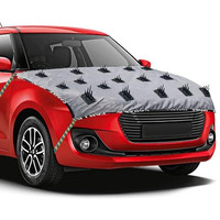 Fabtec Dog Protection Car Cover For Car Bonnet With Spikes 100% Protection From Dogs, Pets And Animals Dustproof Car Body Cover Compatible With All Cars Universal Size