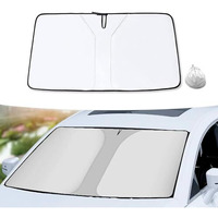 Vivue Car Windshield Sun Shade Protector, Car Cool Visor Sun Shade, Car Front Window Sunshade For Most Car, Best Heat Shield Reflector Cover Blocks Heat And Sun,Foldable Sun Shield Keeps Your Vehicle