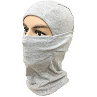 Gajraj Unisex-Adult Cotton Balaclava (Maskcotton_Classic Grey_Free Size)