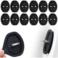 Yopple 8 Pcs Silicone Car Door Latch Protective Covers  Waterproof, Thickened Lock Buckle Guard For Silent Shock Absorption  Universal Fit For Vehicle Door Lock Protection (Pack Of 8)