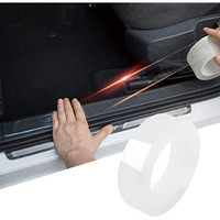 Automaze Car Door Universal Edge Guard Clear Door Sill & Trim Protector, Vinyl Protection Film/Tape, Fit For Most Cars (Transparent, 5Cm X 16Ft)