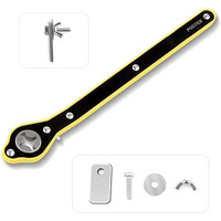 Posten Heavy Duty Universal Car Jack Ratchet Wrench | 360 Forward And Reverse Knob Labor-Saving Design | Scissor Jack Lift Speed Handle Tool | Tire Wheel Wrench