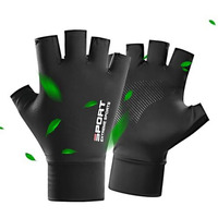 Proberos Fingerless Riding Gloves, Sport Fitness Breathable Summer Anti-Slip Palm Fashion Unisex, For Rock Climbing, Hiking, Fishing, Cycling, Workout