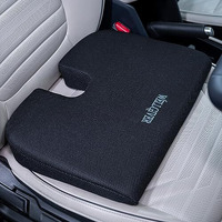Wellgiver Ultimate Memory Foam Car Wedge Seat Cushion 2-Year Warranty For Long-Lasting Comfort And Durability | Coccyx Tailbone Cutout Relieves Hip, Tailbone, And Lower Back Pain | 17 X 13 X 3 Inches