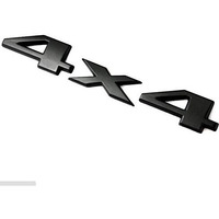 Automaze 3D Metal 4X4 Letter Car Logo Sticker Badge, 0.78 X 3.93 X 3.93 Inches, Black