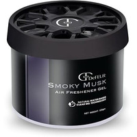 Defeur Smoky Musk Gel Car Perfume | 120G Strong Fiber Air Freshener | Musk Car Scent For Fresh Interiors | Luxury Car Accessories