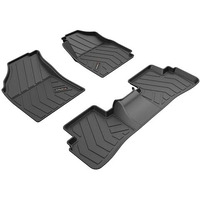 Q Po Creta (Max) Jan24-Till Date Tpe Car Floor Mat |Anti Slip All Weather Mats For Creta Facelift (Black)
