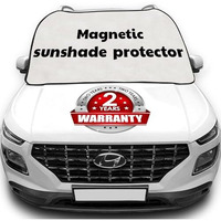 Axmon Magnatic Car Sun Shade Protector, Car Windshield Sunshade Cover,Uv Rays Protection For Summer, Anti-Theft Sun Protector & Heat Insulation Sunshade,Sunshade Visor Windshield Cover Universal Size