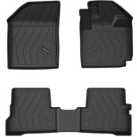 Q Po Punch (Max) Oct21-Till Date Tpe Car Floor Mat |Anti Slip All Weather Mats For Punch (Black)