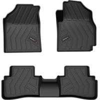 Q Po Creta (Max) Jul15-Dec23 Tpe Car Floor Mat |Anti Slip All Weather Mats For Creta (Black)