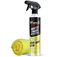 Wavex Matte Finish Bike Polish Maintainer 300Ml + Wavex Microfiber Yellow Cloth Towel 350Gsm 40X40Cm