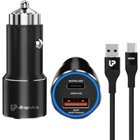 Ultraprolink 145W Fast Car Charger | Dash, Warp, Supervooc, Pd Charger | 45W Pps Pd Type C And 80W Type A Port |Compatible For Iphone, Oneplus, Samsung, Oppo, Nothing & Pixel | Mach 145 | Um1160
