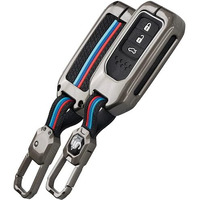 Shopoflux Metal Key Cover Compatible For Honda Elevate | City | Amaze | Wrv | Crv | Jazz | 3 Button Smart Key