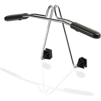 Augen Chrome Headrest Car Hanger Clothes Holder Travel Vehicle Jacket Suit Coat Hanger With Headrest Restraint Rods With Adjustable Easy Installation Compatible With All Cars (Pack Of 1)