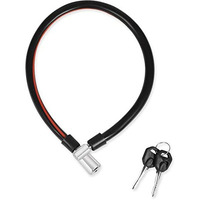 Crust Heavy Duty Oil Rubbed Multipurpose Use Cycle, Bike, Helmet Cable Lock With 2 Keys (Black), Keypad
