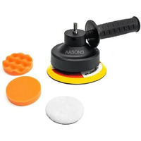 Aasons 5 - 125Mm Drill Machine Attachment Conversion Head, Multi-Functional Car Polish Machine With Foam/Wool Pads, Automotive Polisher Kit For Buffing, Waxing, Polishing, Scrubbing, Sanding