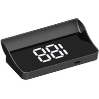 Techadro Ta-H2 High-Resolution, No Delay Head-Up Display, Plug And Play For All Cars (White Display)