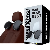 Shinexpro Car Head Rest Pillow - Provides Superior Car Neck Support - Car Pillow For Comfortable Long Drives - Our Head Rest For Car Is Made Of Soft Memory Foam & Is A Universal Fit Car Neck Rest