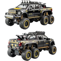Kiddie Galaxia Big Size Ford Raptor F150 Model Car 1:28 Scale Exclusive Alloy Metal Pull Back Die-Cast Car Metal Pullback Toy Car Openable Doors & Light Music Birthday Gift Carcolors As Per Stock